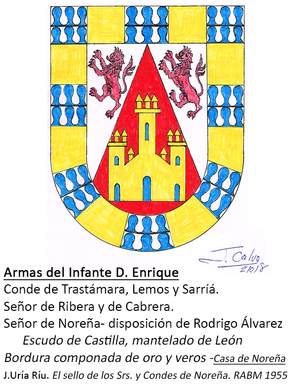 Armas de Enrique Señor de Noreña